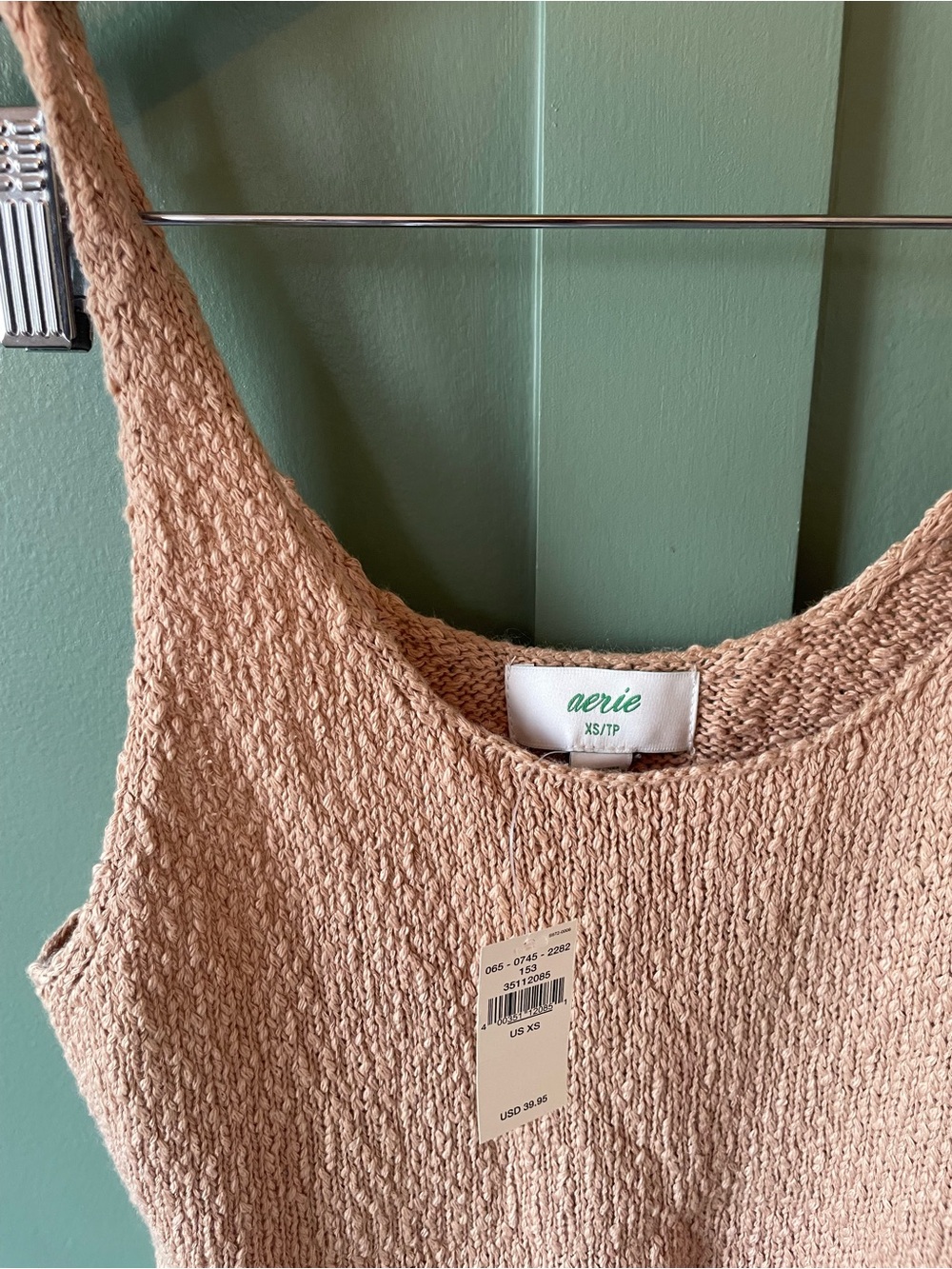 Aerie tan Textured Tank Top - Picture 3 of 5